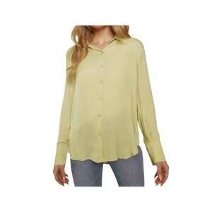 NEW MYSTREE long sleeve lightweight shirt in soft pistacchio